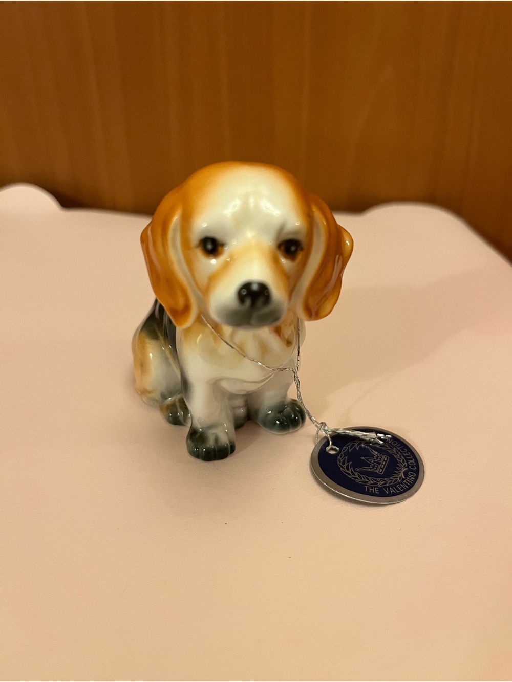 Valentino Porcelain Valentino Porcelain Beagle Dog Figurine Collectible